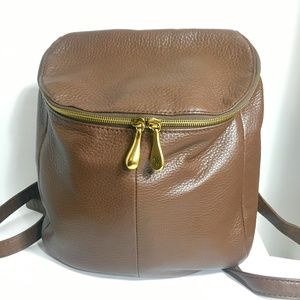 Hobo River Leather Backpack Chocolate Brown